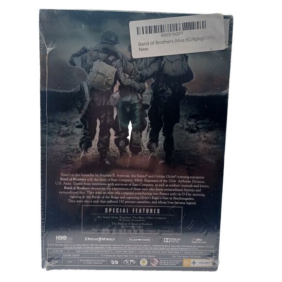Band of Brothers DVD Colin Hanks NEW sealed in plastic 10-part miniseries - Picture 2 of 2
